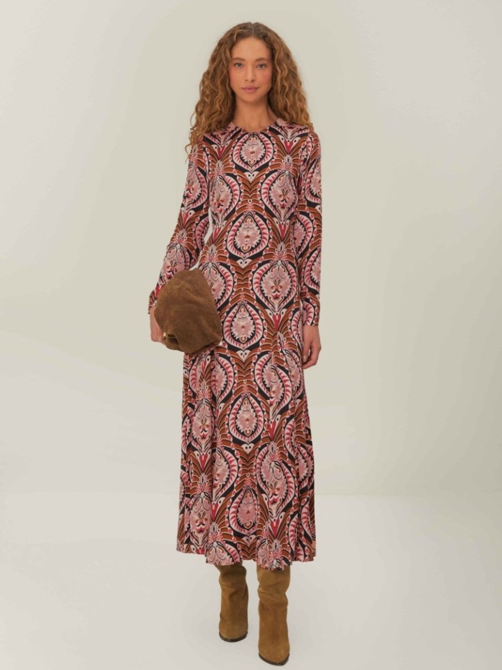 Resort Vacay Pineapple Jewelry Multicolor Maxi Dress | Farm Rio